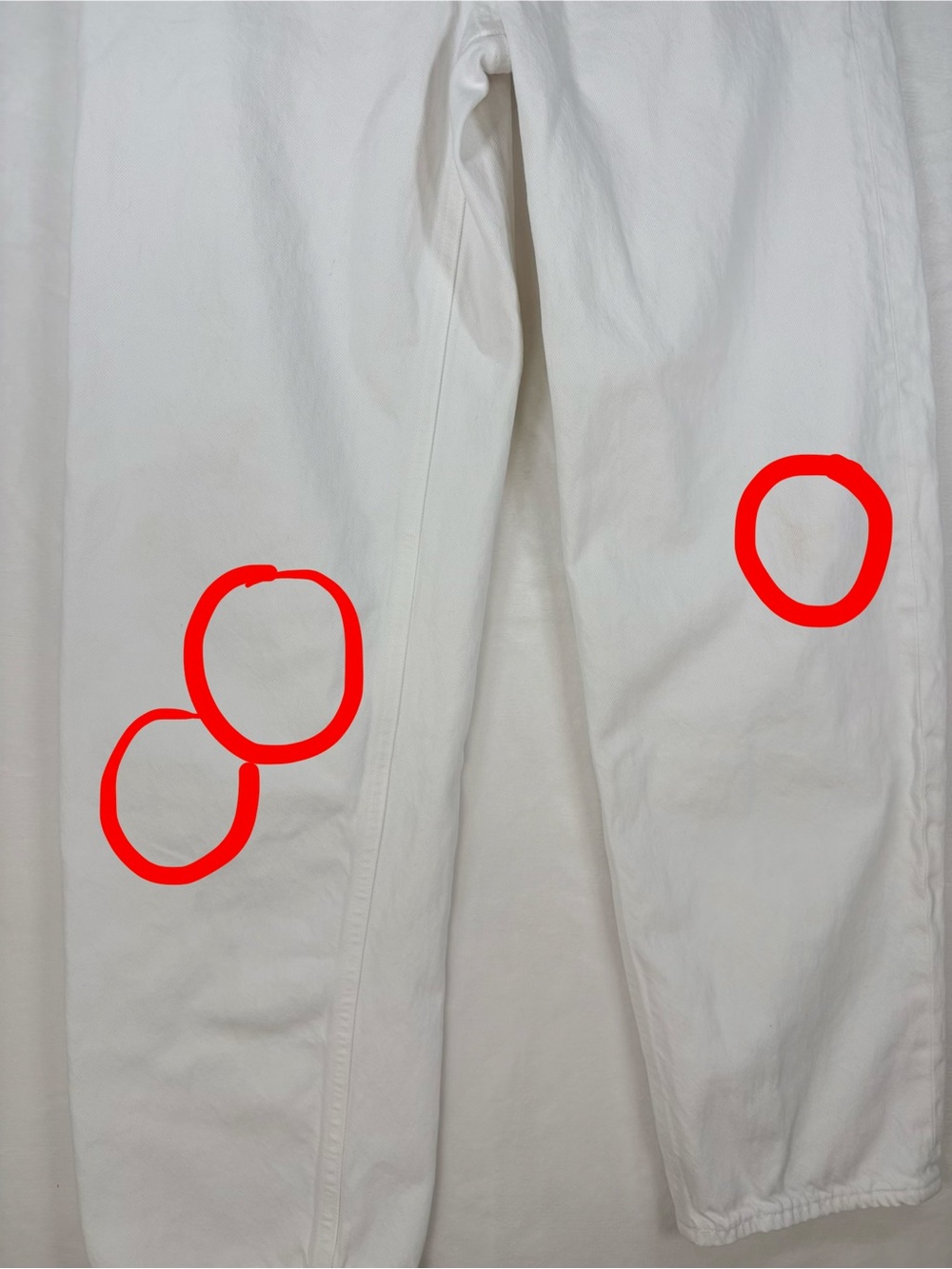 Agolde Broken Waistband Jeans White High Rise Organic Cotton Size 24 - Picture 14 of 14